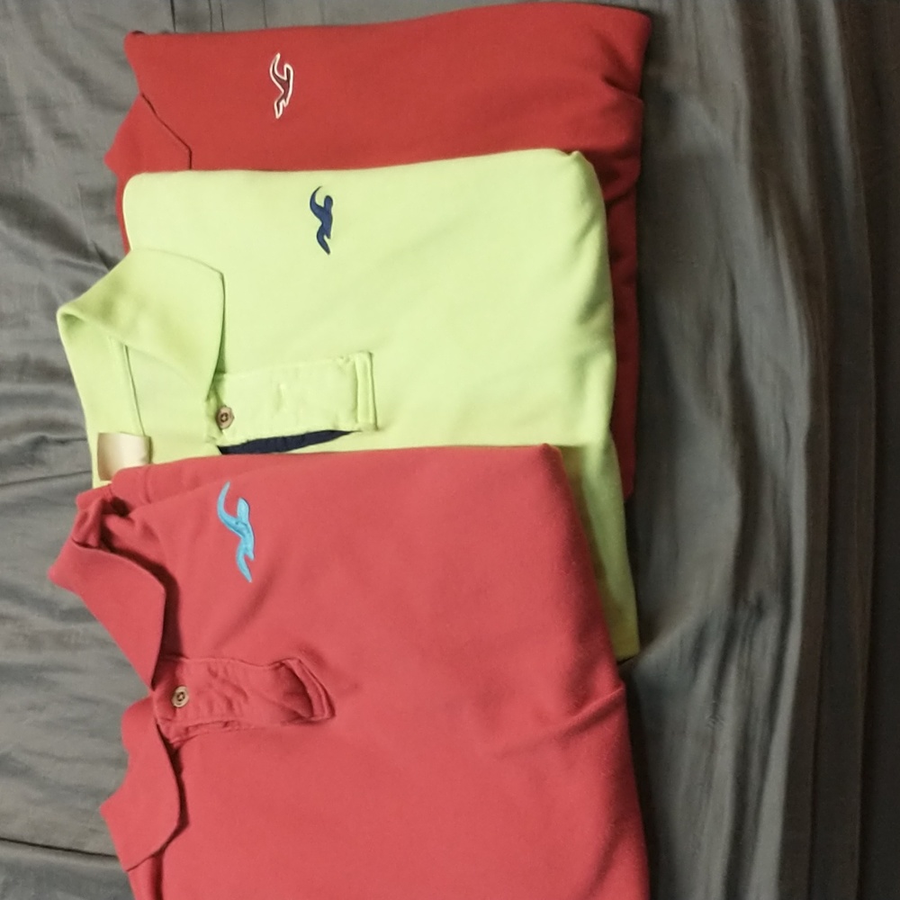 BUNDLE OF 3 HOLLISTER XL POLO SHIRTS